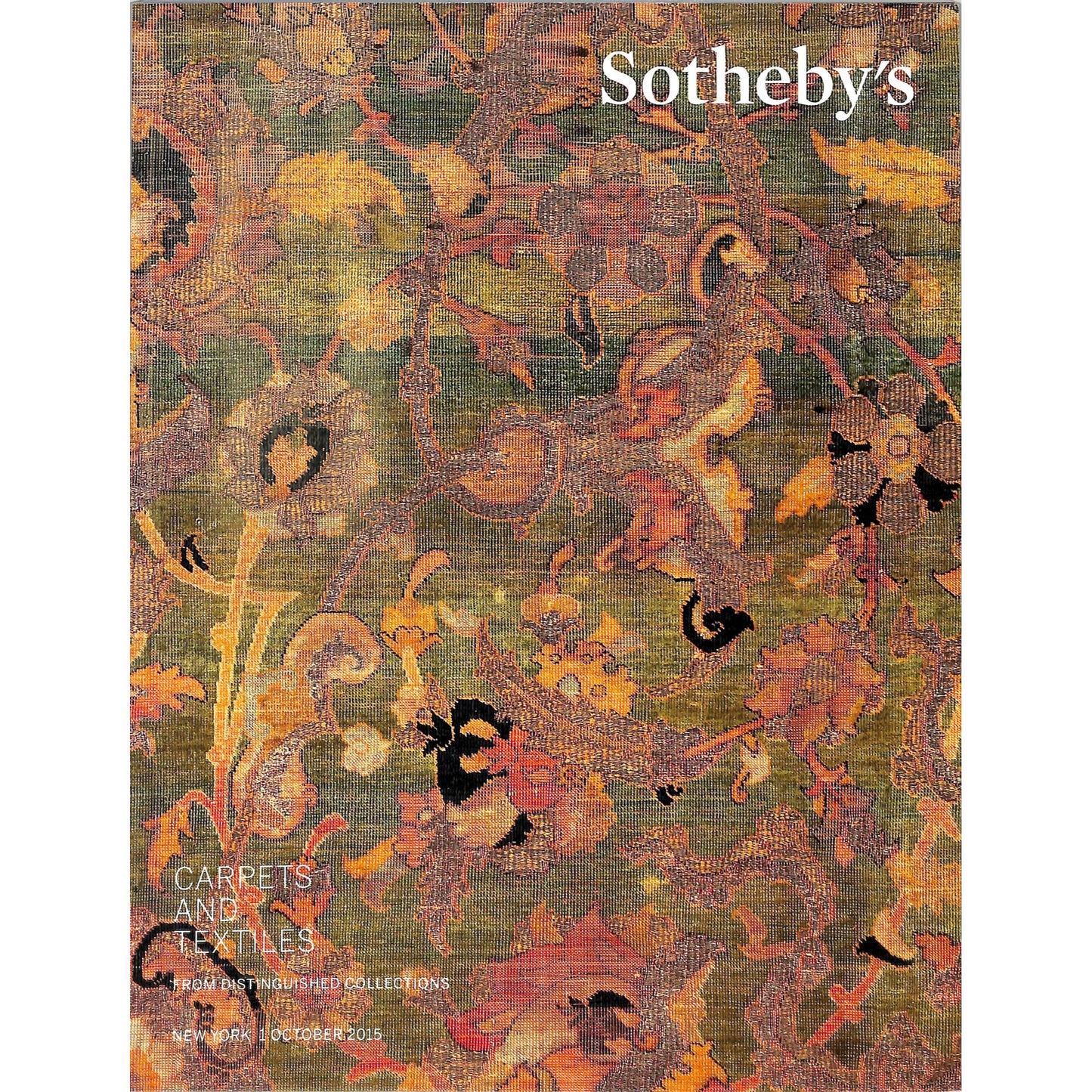Sotheby's Carpets and Textiles Auction Catalog October 1, 2015