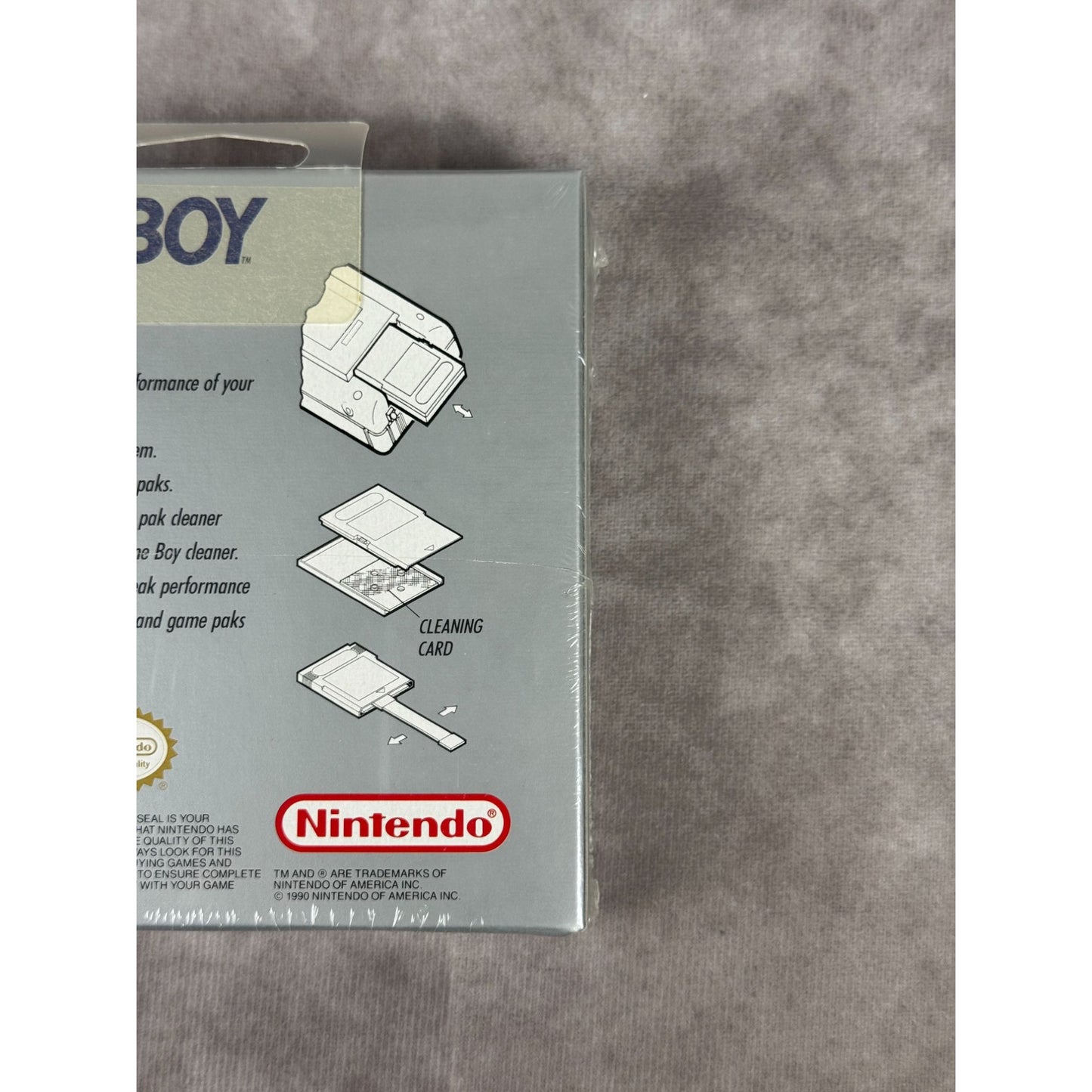 Nintendo Gameboy Cleaning Kit Brand NEW Factory Sealed w/ Hang Tab MINT