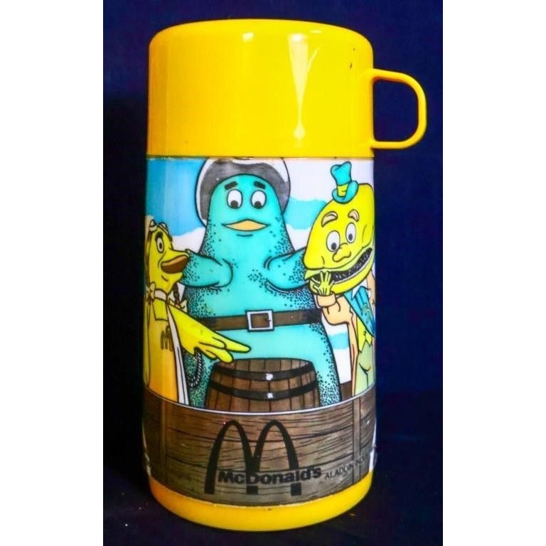 Vintage metal McDonalds Sheriff of Cactus Canyon lunchbox w/ thermos