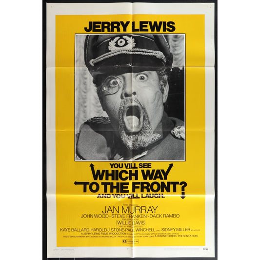 Which Way to the Front? (1970) Original Movie Poster Folded 27x41
