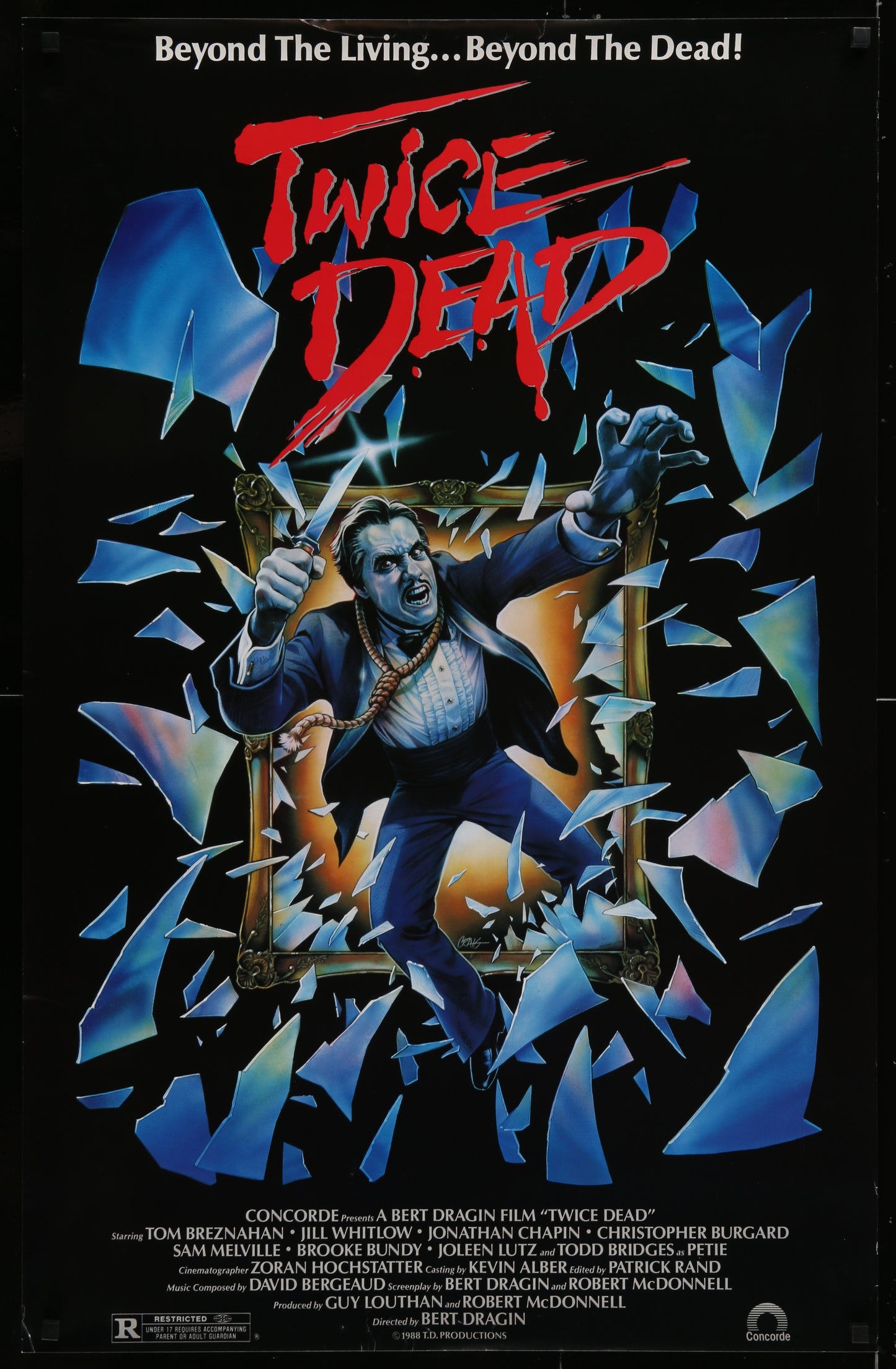 Twice Dead (1988) Original Rolled One-Sheet Movie Poster