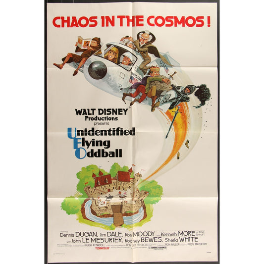 Unidentified Flying Oddball (1979) Original Movie Poster Folded 27x41