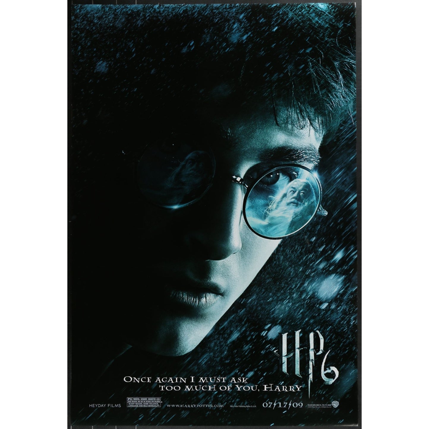 Harry Potter and the Half-Blood Prince (2009) Orig DS Movie Poster Rolled 27x40