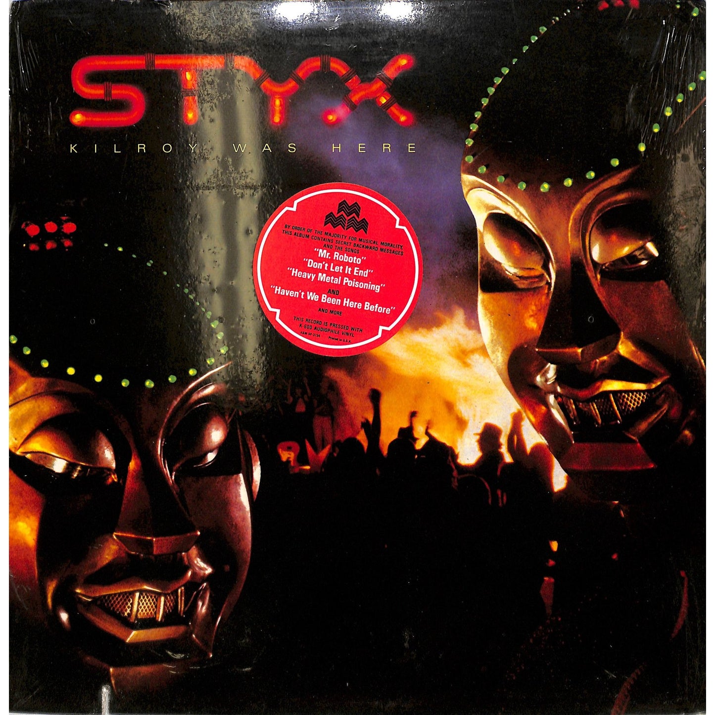 Styx - Kilroy Was Here Vinyl Record SP-3734