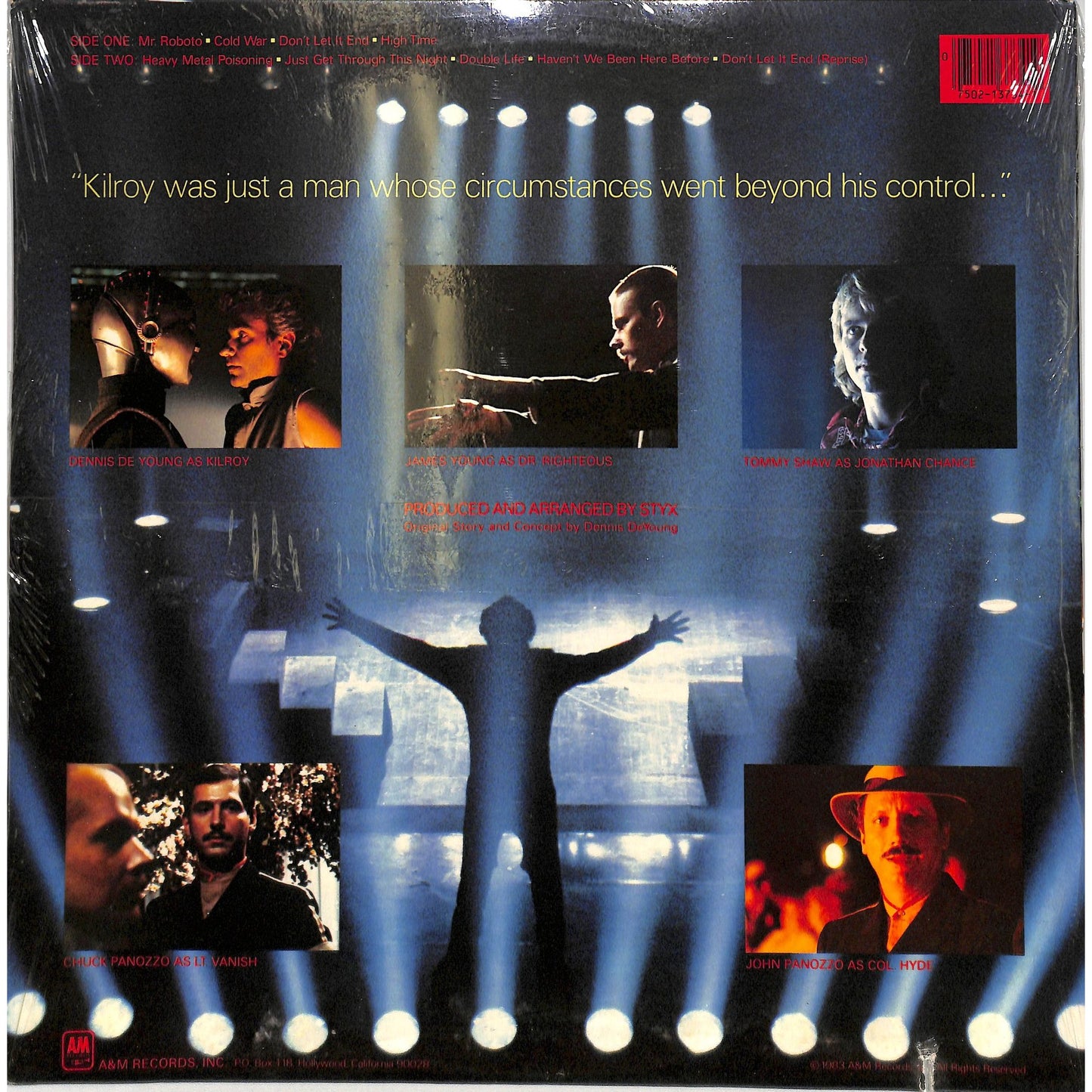 Styx - Kilroy Was Here Vinyl Record SP-3734