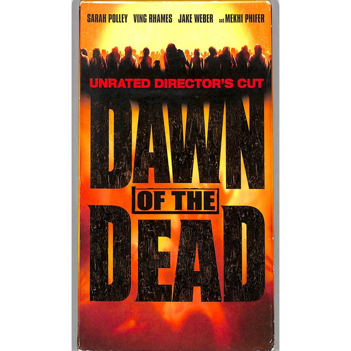 Dawn of The Dead: Unrated Directors Cut (2004) VHS Tape Good Condition