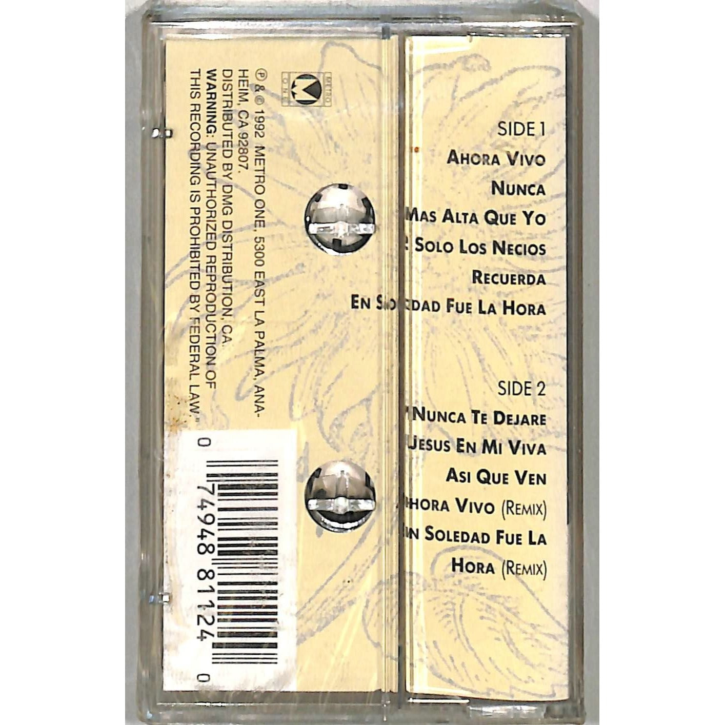 Crystal Lewis - Recuerda Sealed Cassette Tape MOC1124