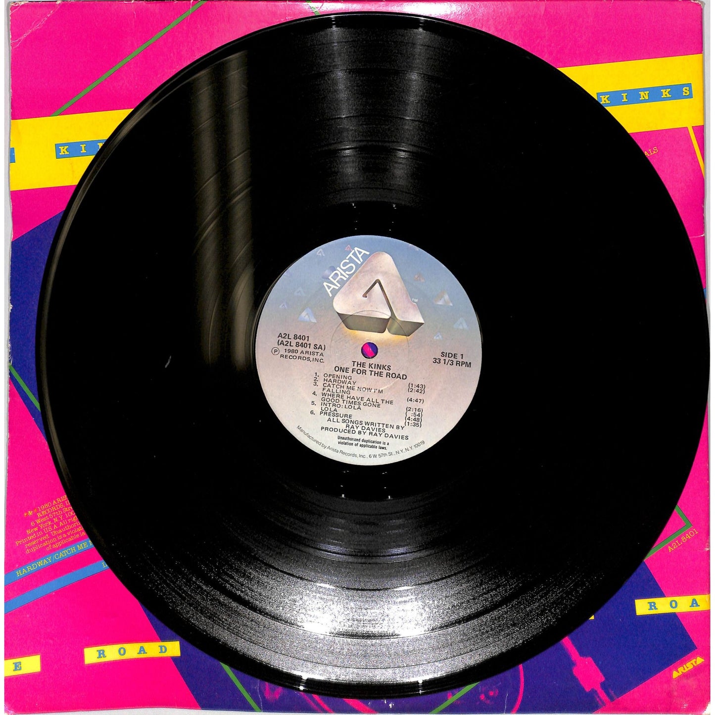 The Kinks - One For The Road 2LP Vinyl Record A2L 8401