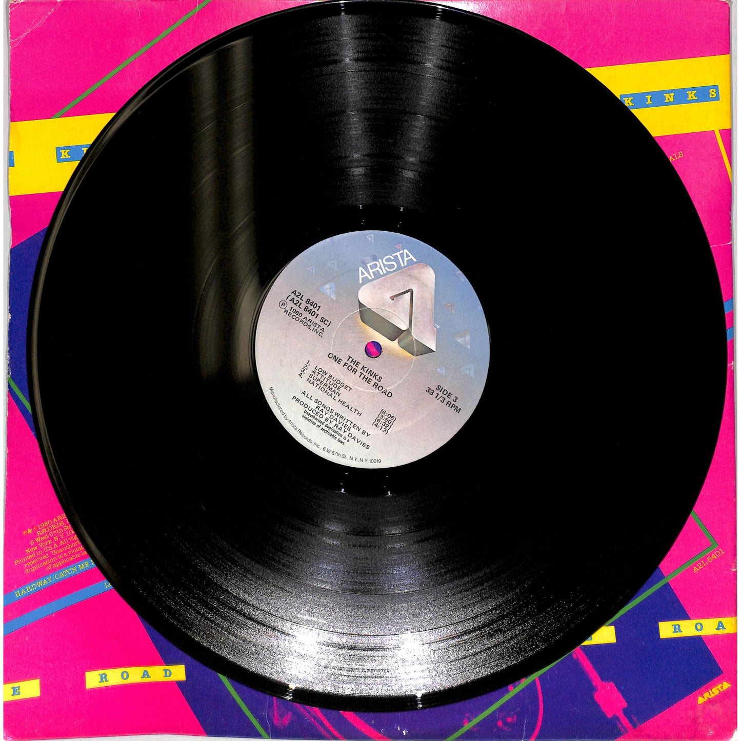 The Kinks - One For The Road 2LP Vinyl Record A2L 8401