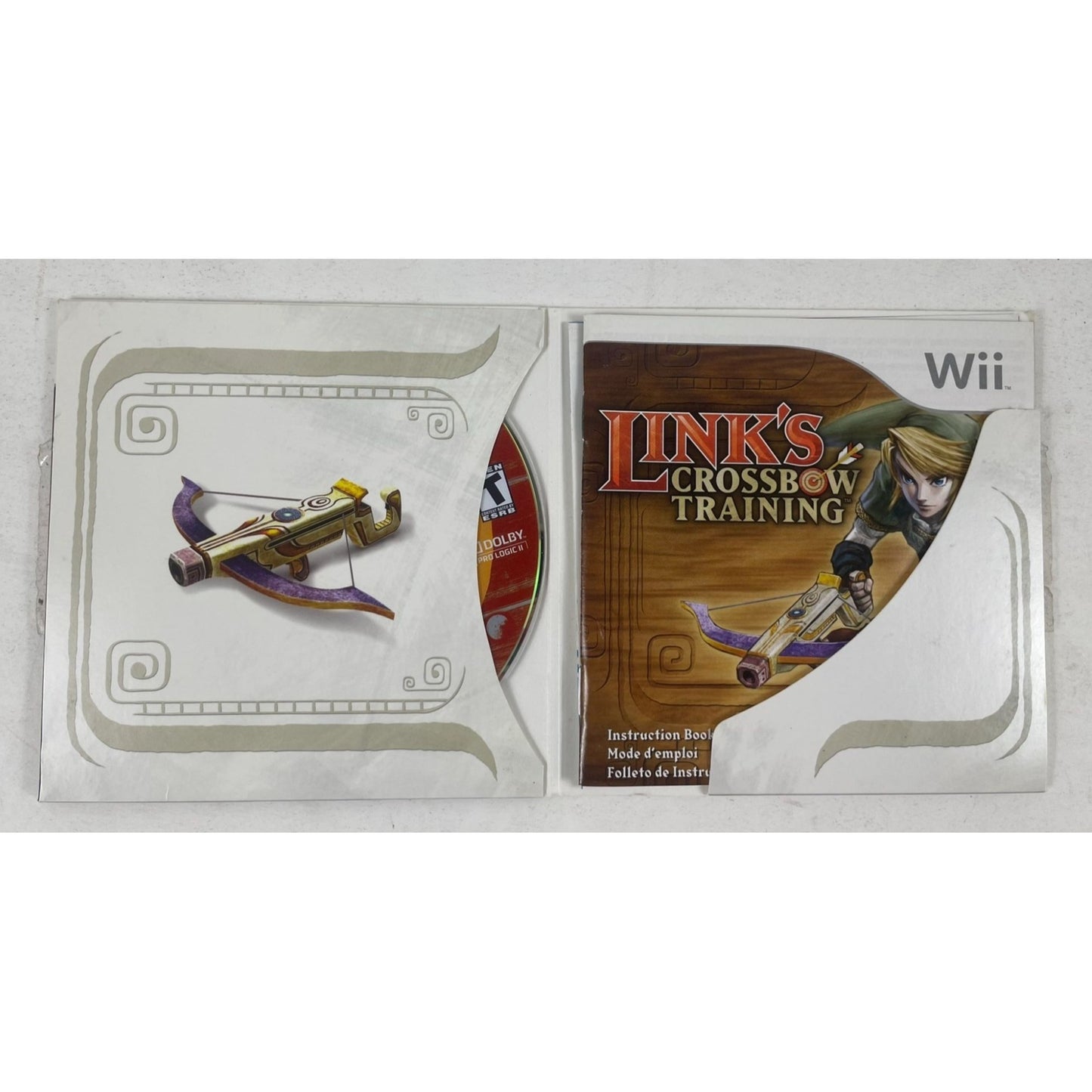 Link's Crossbow Training (2007) Wii Zapper + Game
