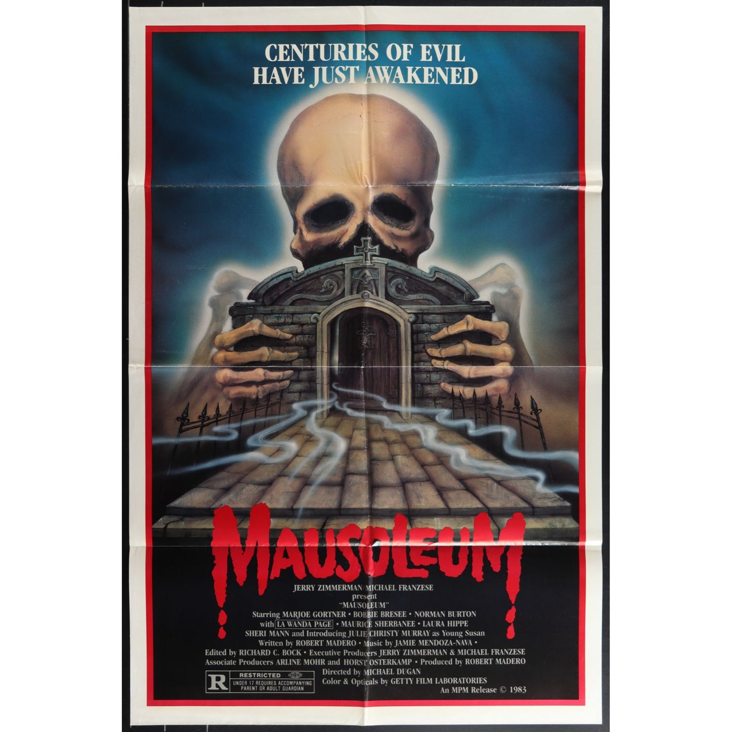 Mausoleum (1983) Original Movie Poster Folded 27x41