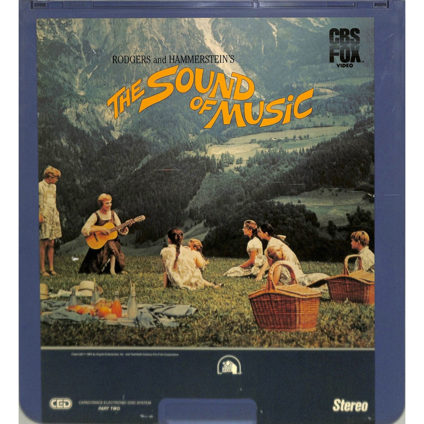 The Sound of Music (1965) Vintage Double CED CBS Videodisc
