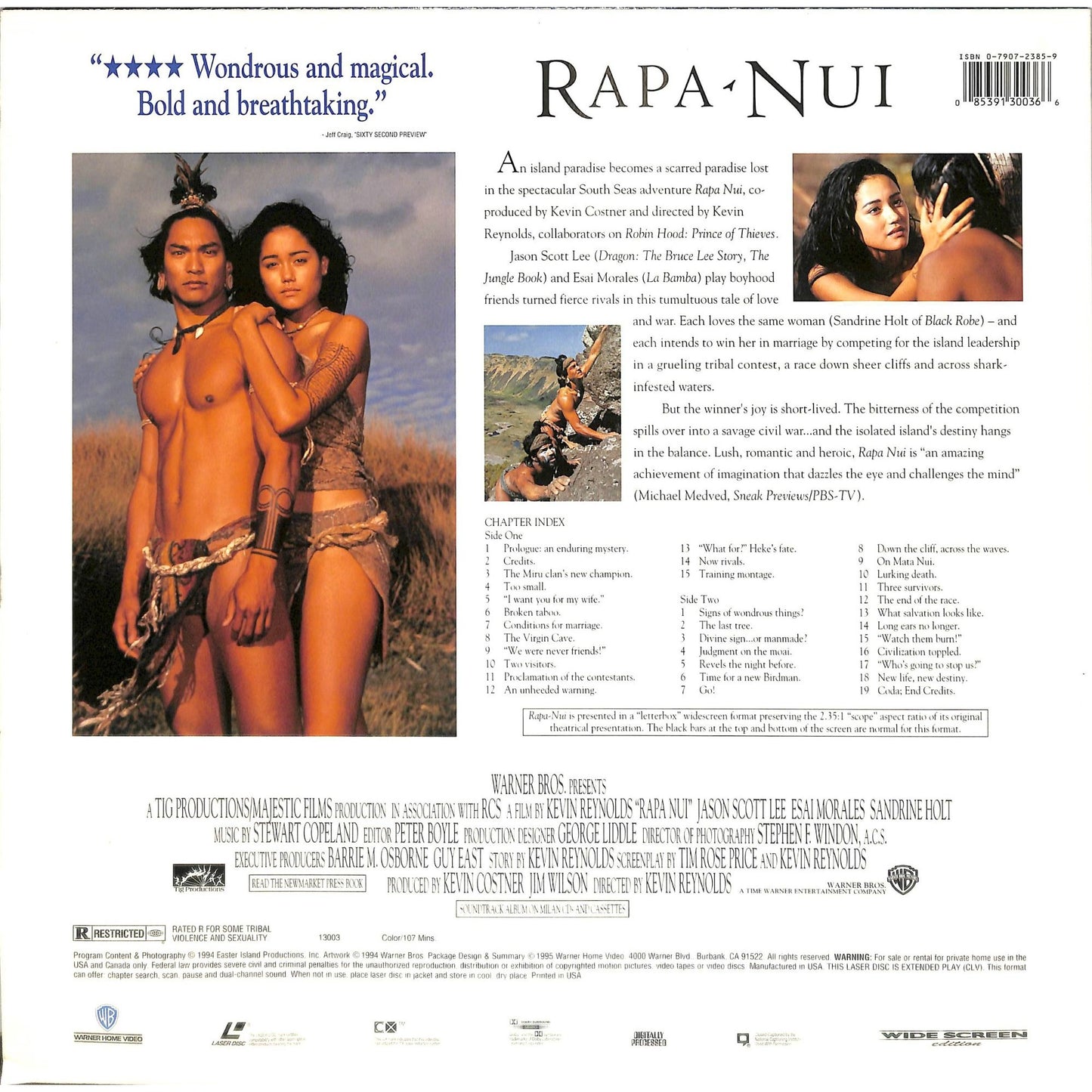 Rapa Nui (1994) Laserdisc