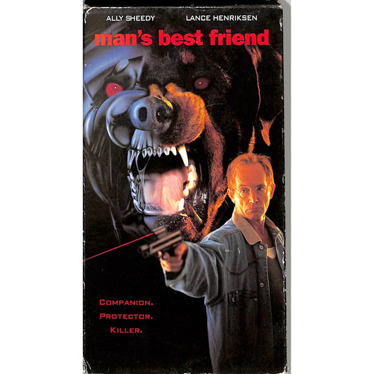Man's best friend (1993) VHS Tape Good condition