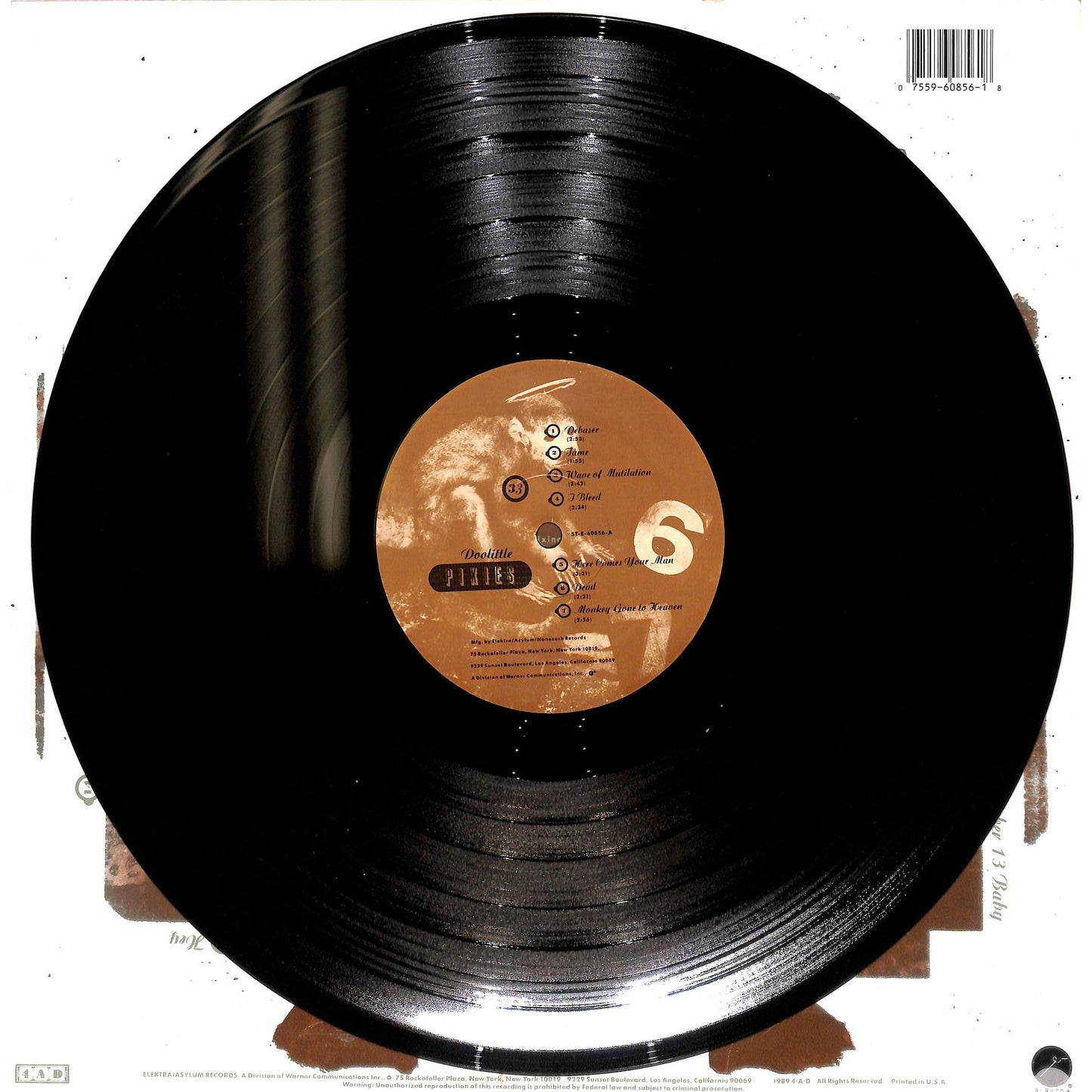 Pixies - Doolittle Vinyl Record 60856-1 Direct Metal Mastering