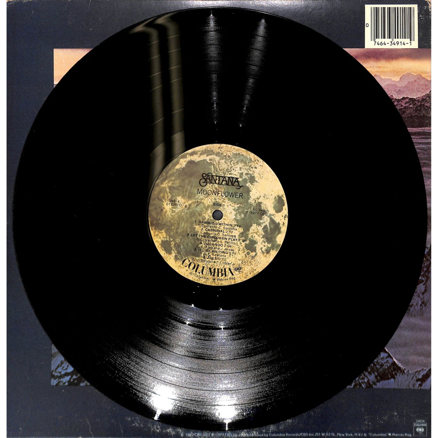 Santana - Moonflower 2LP Vinyl Record C2 34914