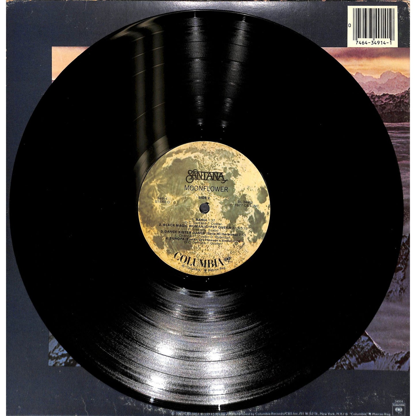 Santana - Moonflower 2LP Vinyl Record C2 34914