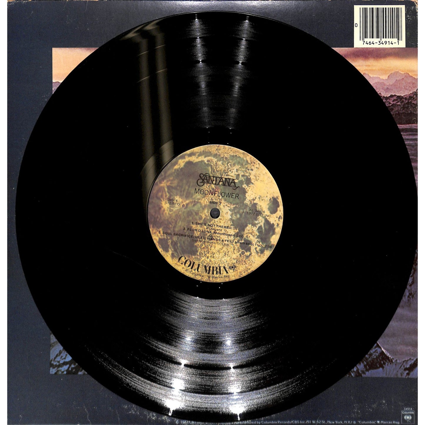 Santana - Moonflower 2LP Vinyl Record C2 34914