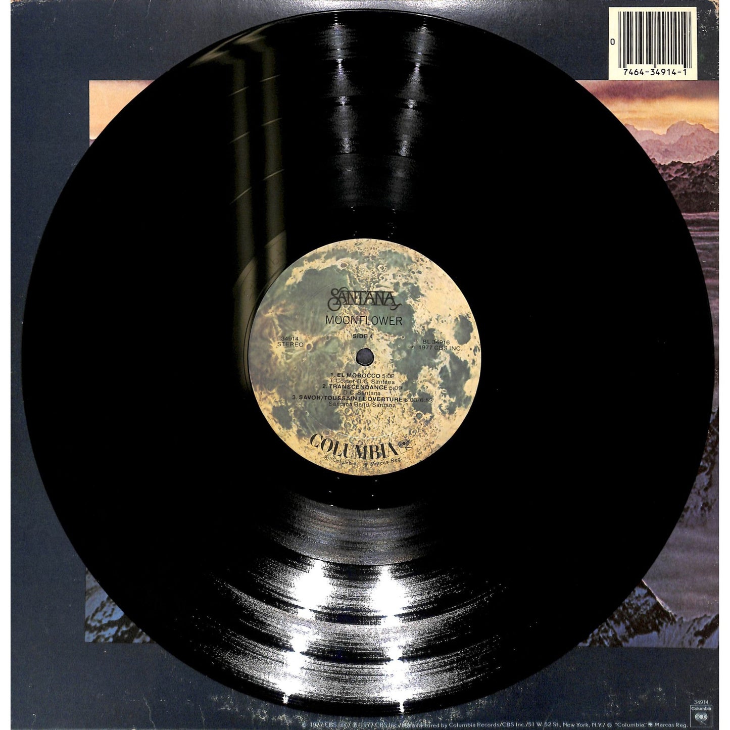 Santana - Moonflower 2LP Vinyl Record C2 34914