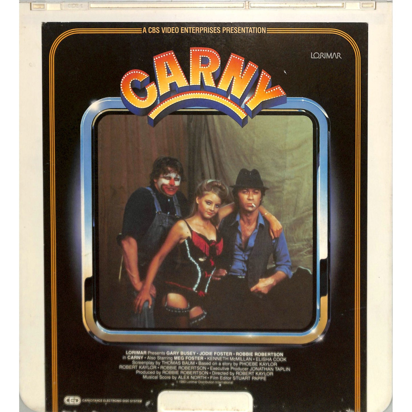 Carny (1980) Vintage CED Videodisc