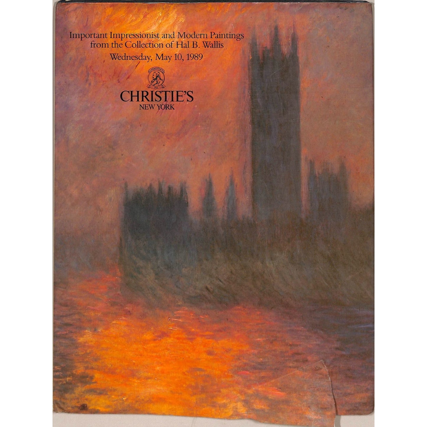 Christie's Collection of Hal B. Wallis Auction Catalog May 10, 1989