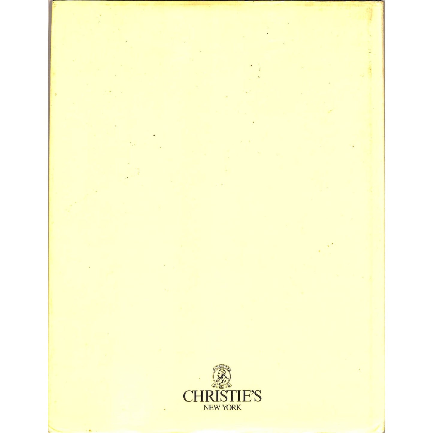 Christie's Collection of Hal B. Wallis Auction Catalog May 10, 1989