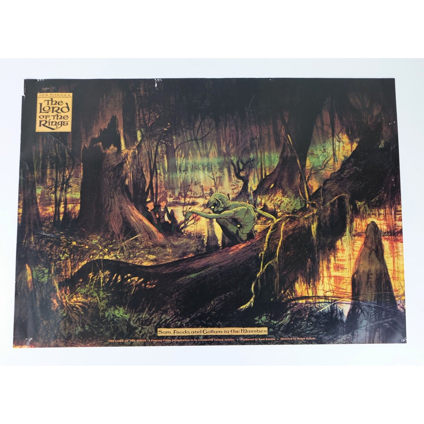 Lord Of the Rings (1978) Original Animated Movie Poster J.R.R Tolkien 22x31