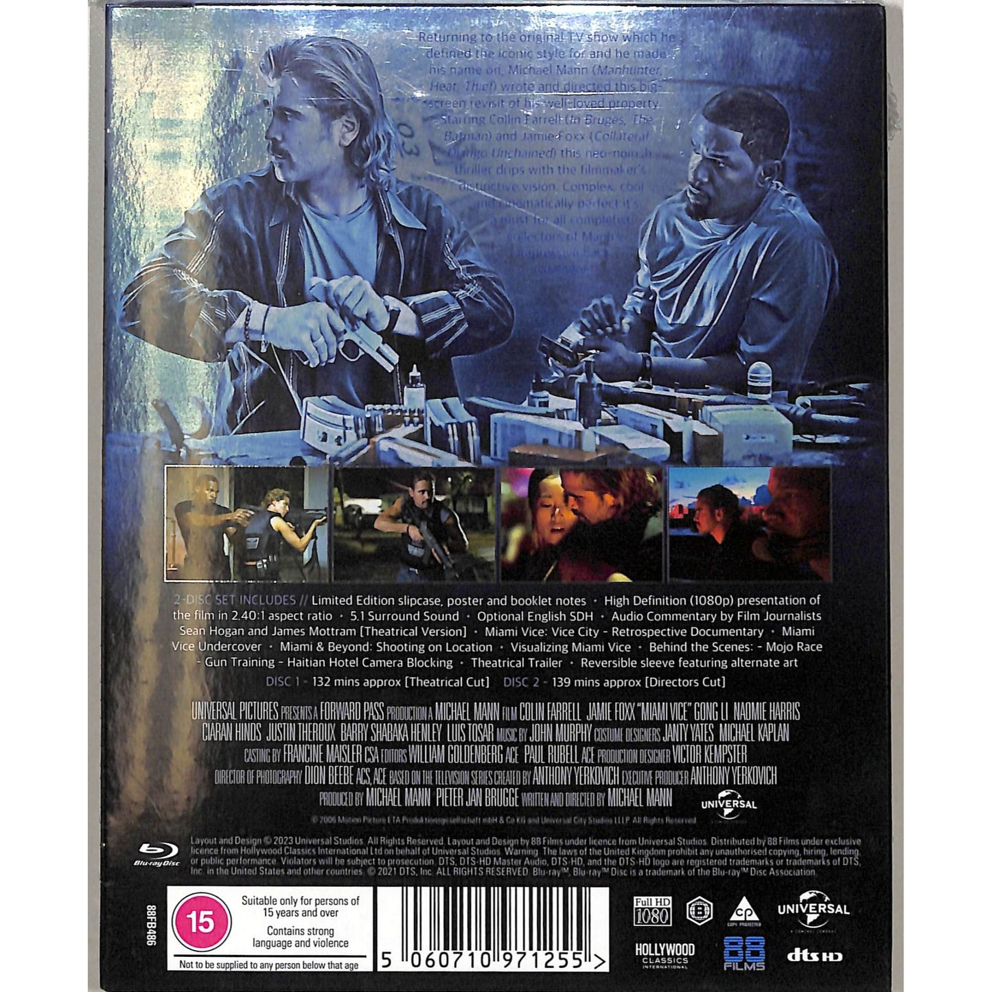 Miami Vice (2006) Sealed Region B Import Blu Ray Disc