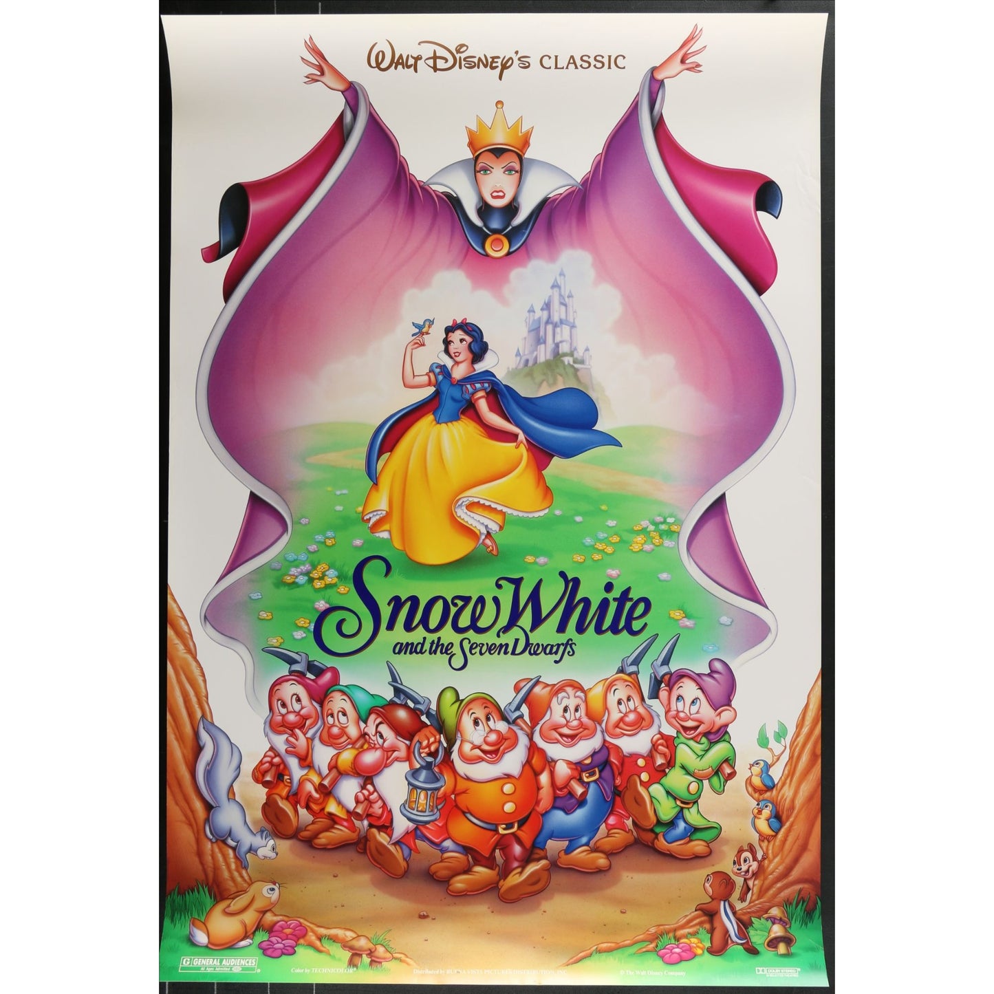 Snow White and The Seven Dwarfs (1993) Original DS Movie Poster Rolled 27x40