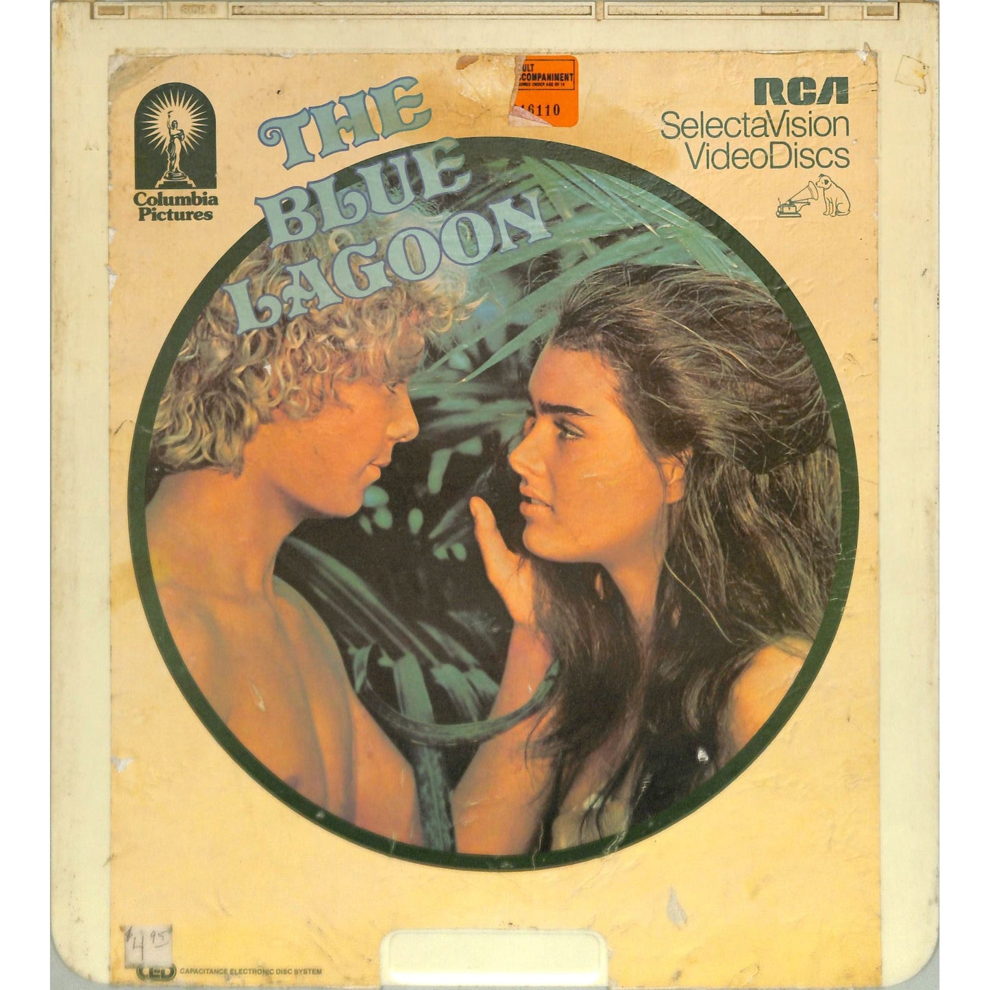 The Blue Lagoon (1980) Vintage CED Videodisc TESTED WORKING