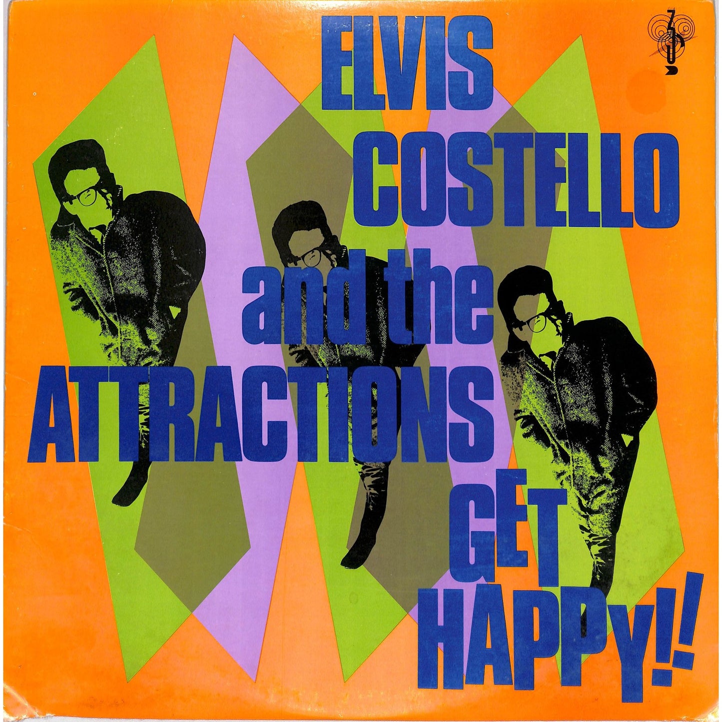 Elvis Costello and the Attractions - Get Happy!! Vinyl Record JC 36347