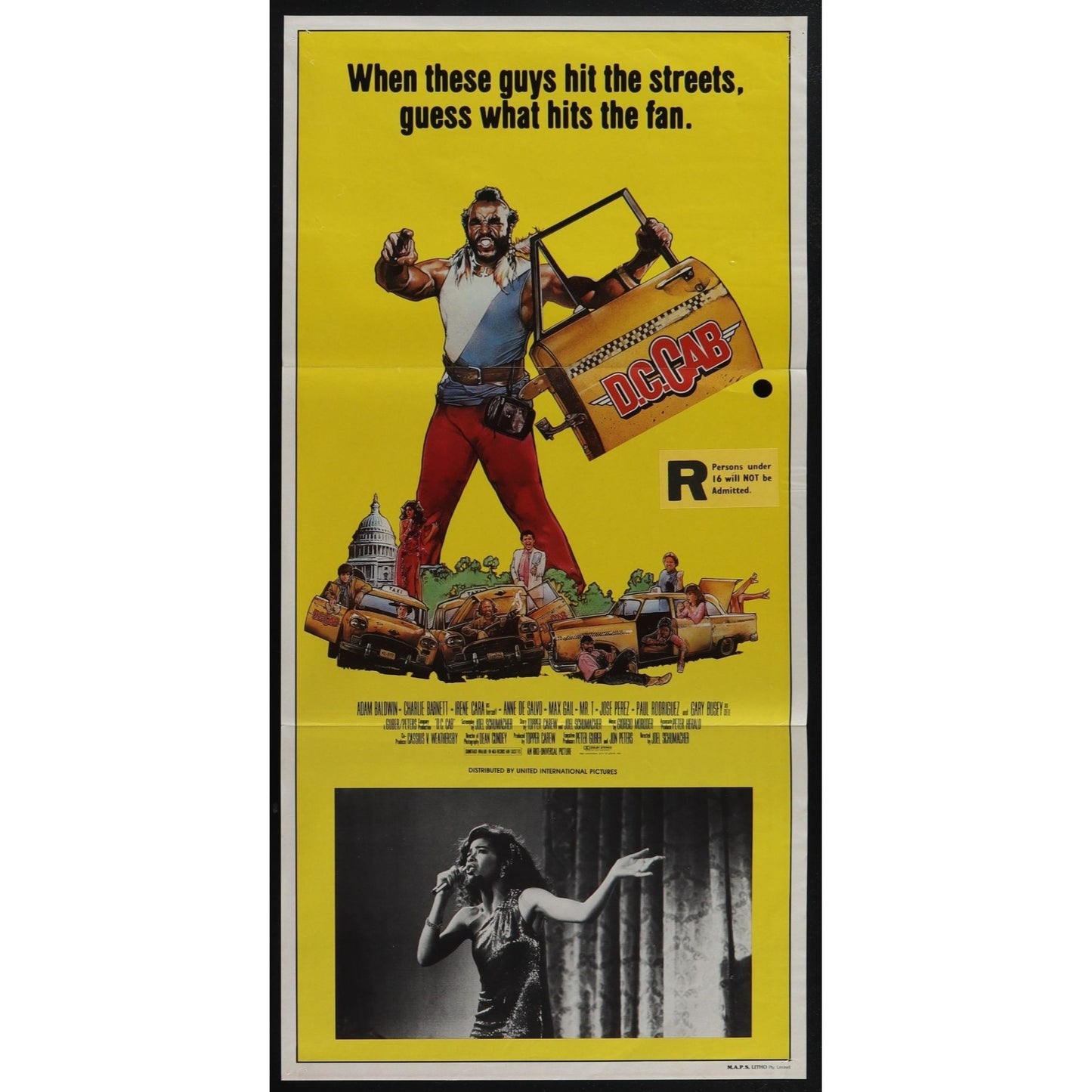 D.C. Cab (1983) Original Australian Daybill Movie Poster