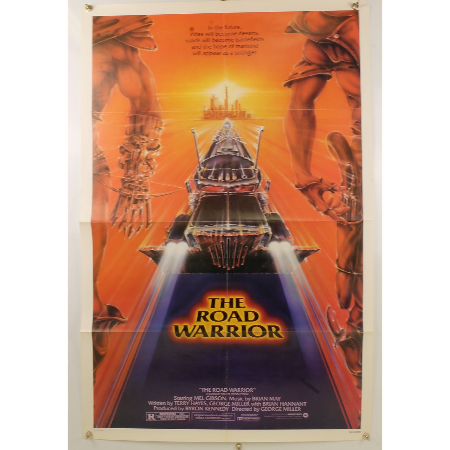 The Road Warrior (1981) Original Movie Poster Folded 27x41