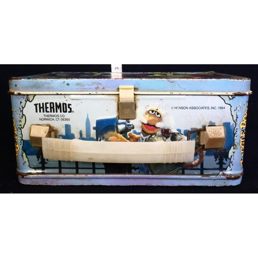 Vintage metal Fraggle Rock lunchbox w/ thermos