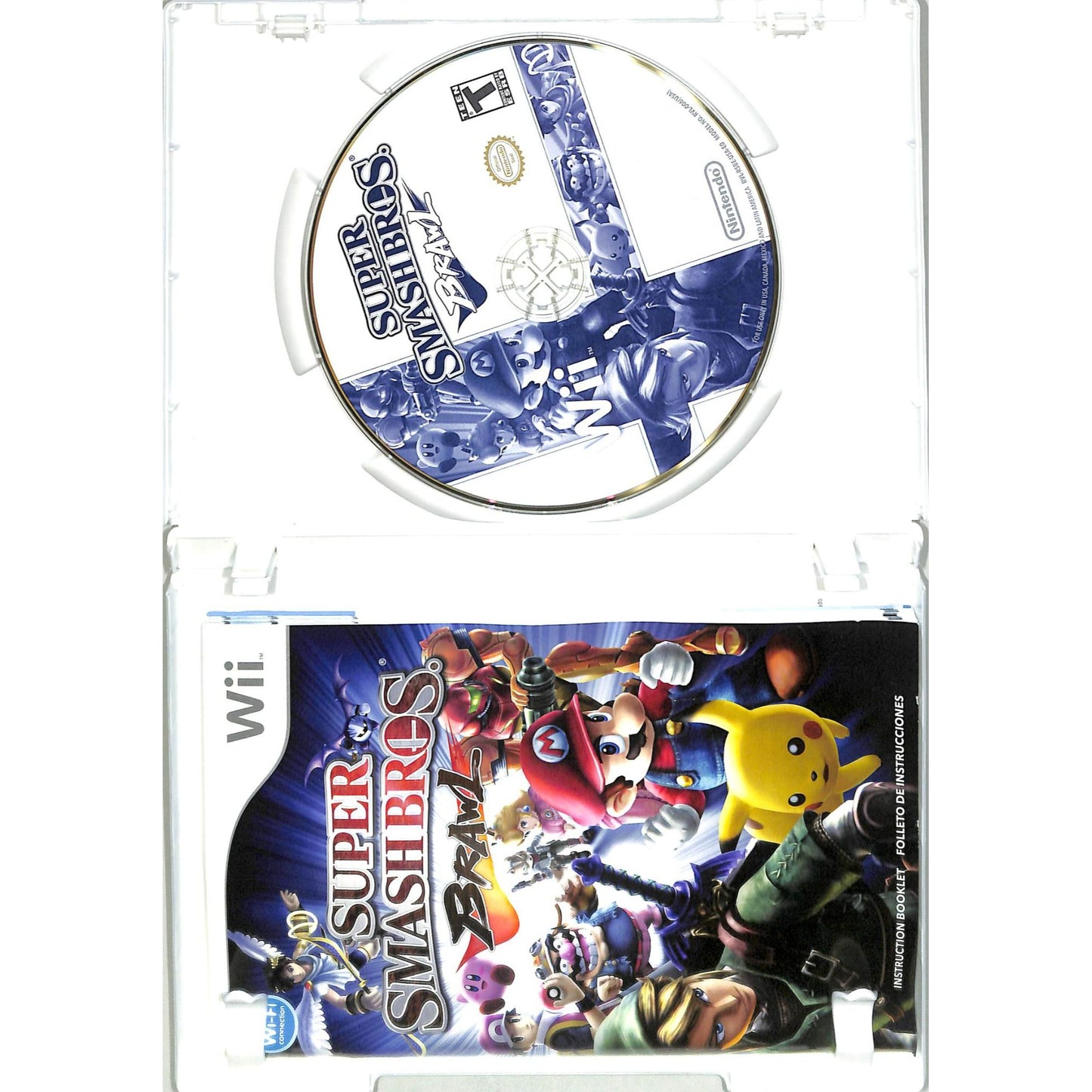 Super Smash Bros. Brawl (2008) Nintendo Wii CIB