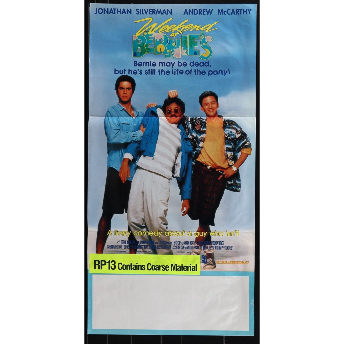 Weekend at Bernie's (1989) Original Daybill Movie Poster