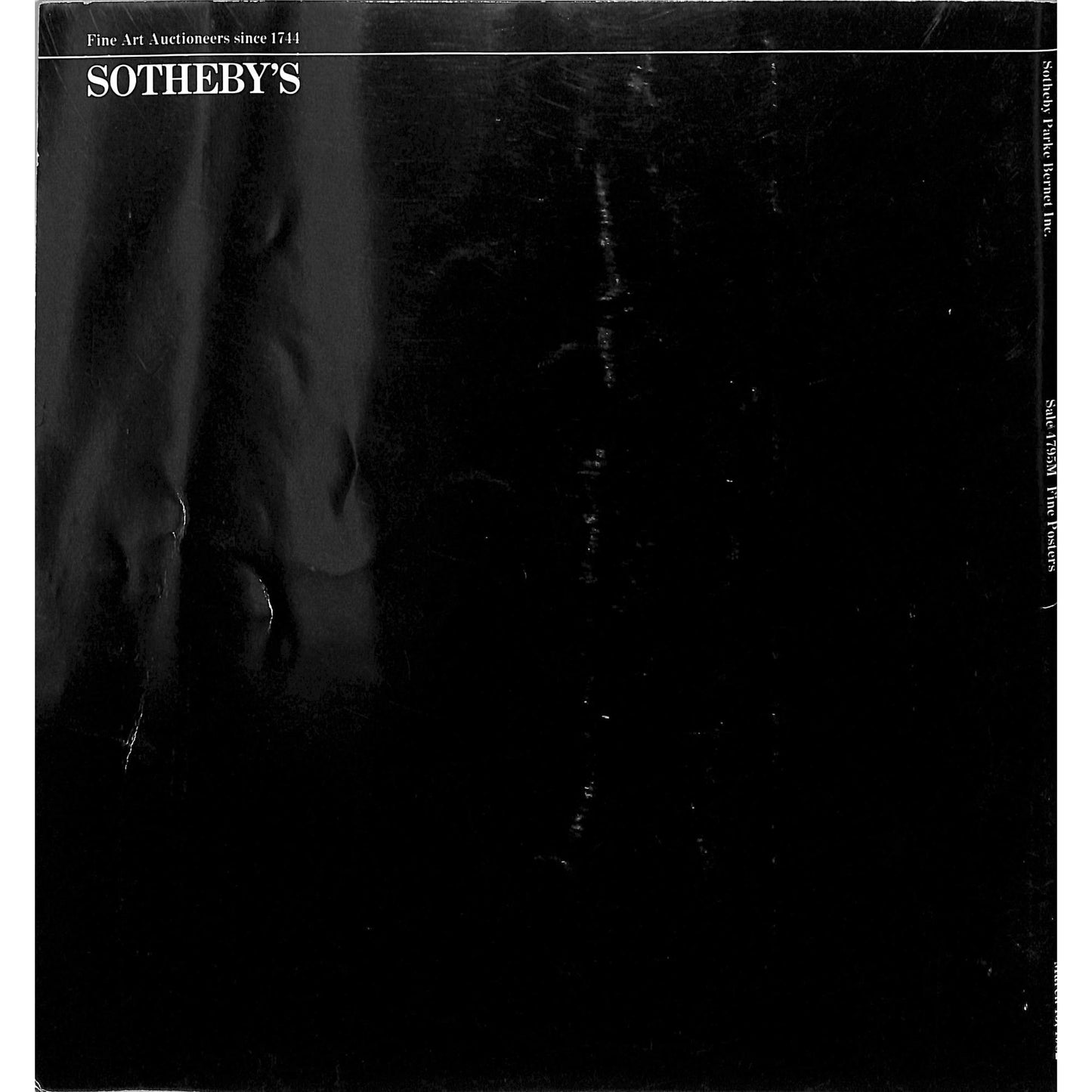 Sotheby's Fine Posters Art Auction Catalog March 13, 1982
