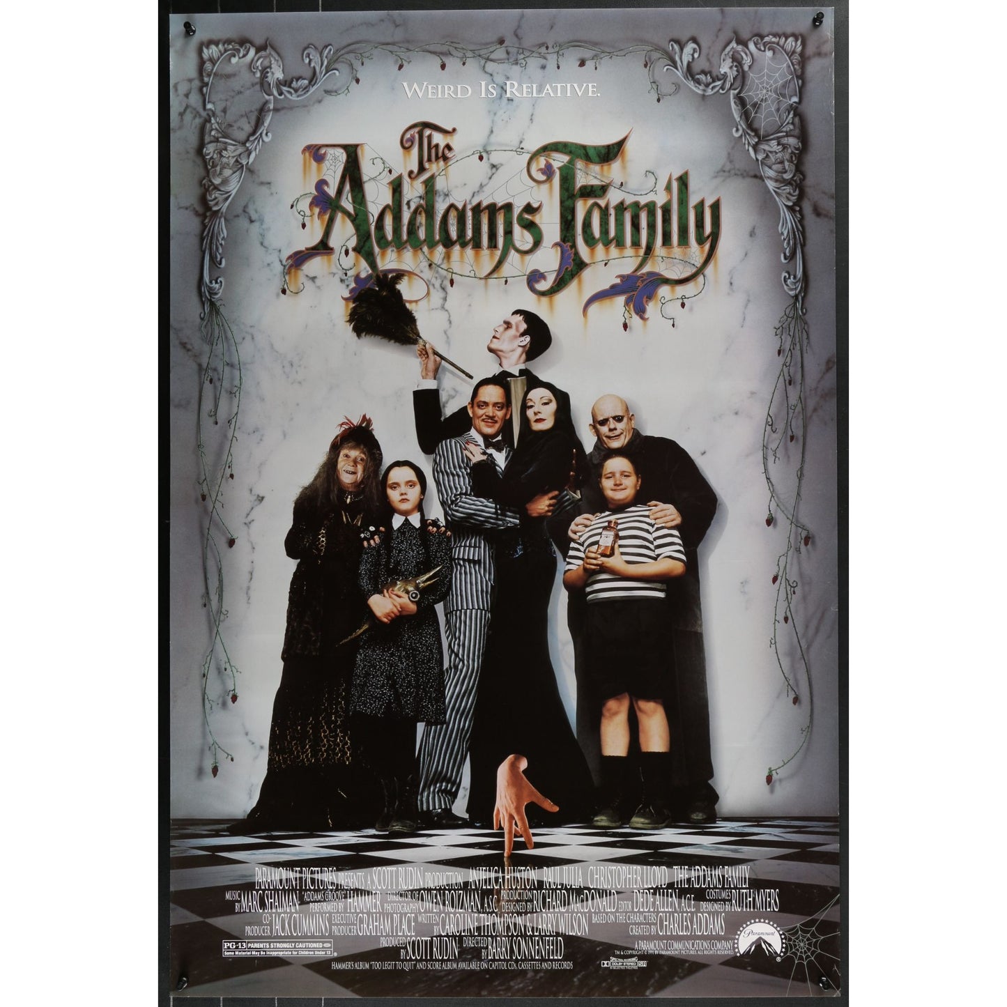 The Addams Family (1991) Original Movie Poster Rolled 27x40