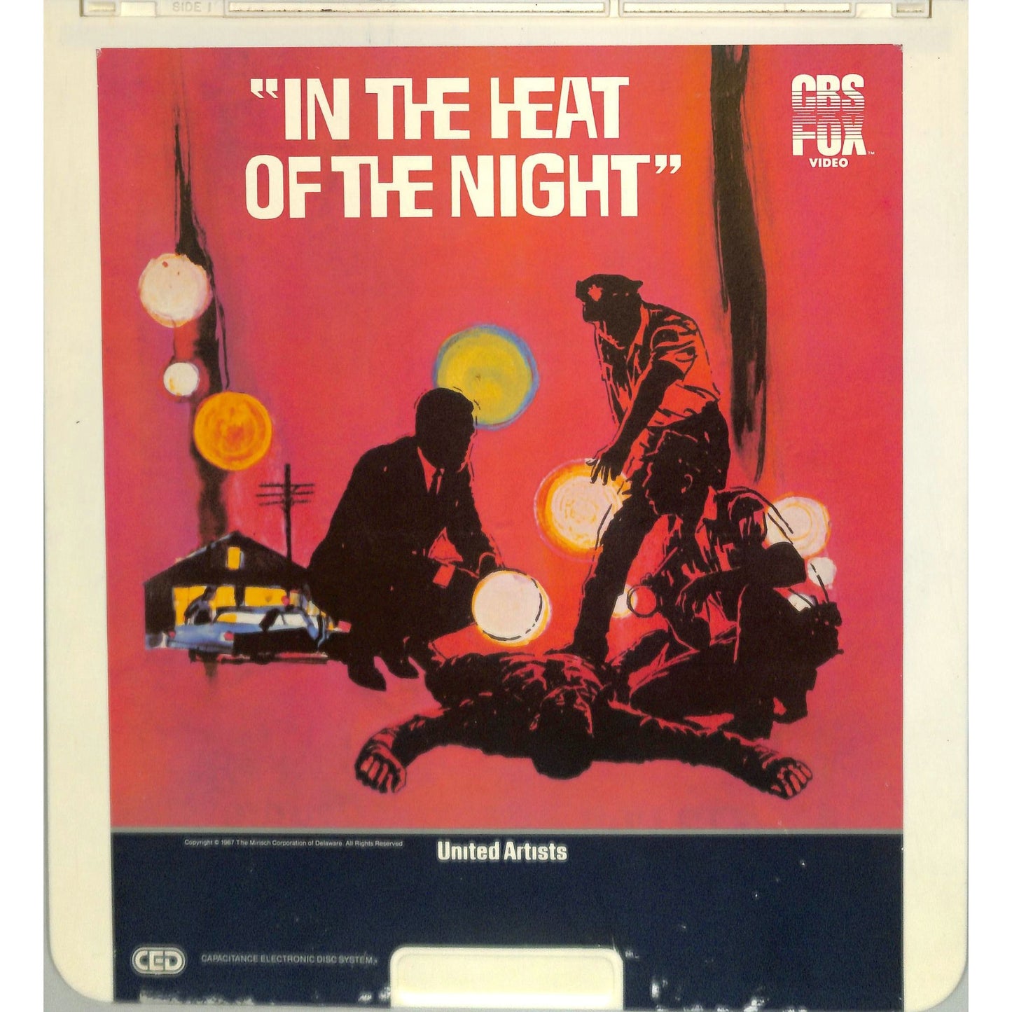 In the Heat of the Night (1967) Vintage CED Videodisc