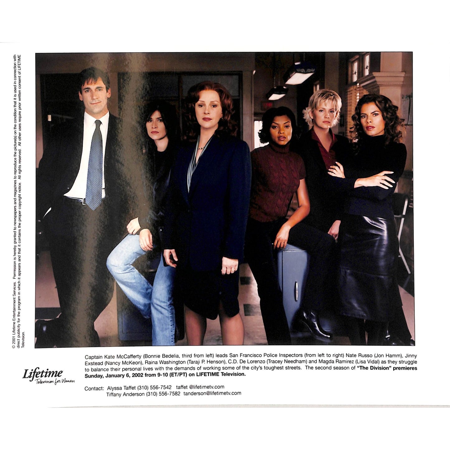 The Division Season 2: Lifetime Televison for Women (2002) 3 Movie Stills 8x10