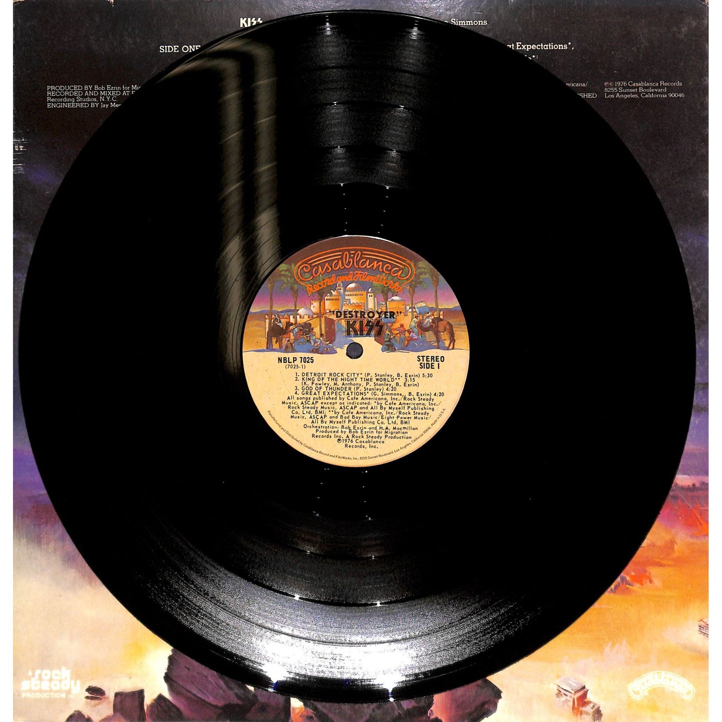 Kiss - Destroyer Vinyl Record NBLP 7025