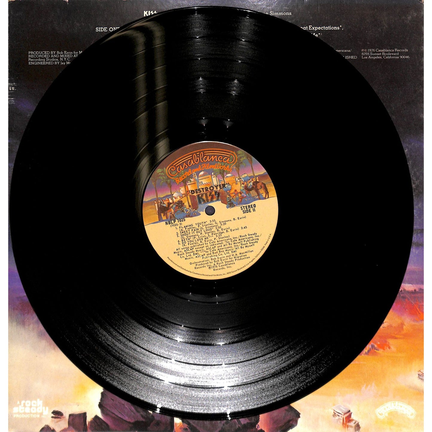 Kiss - Destroyer Vinyl Record NBLP 7025