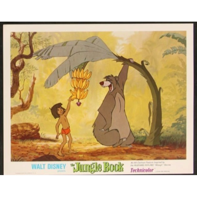 The Jungle Book (1967) Original Lobby Card Movie Poster 11x14