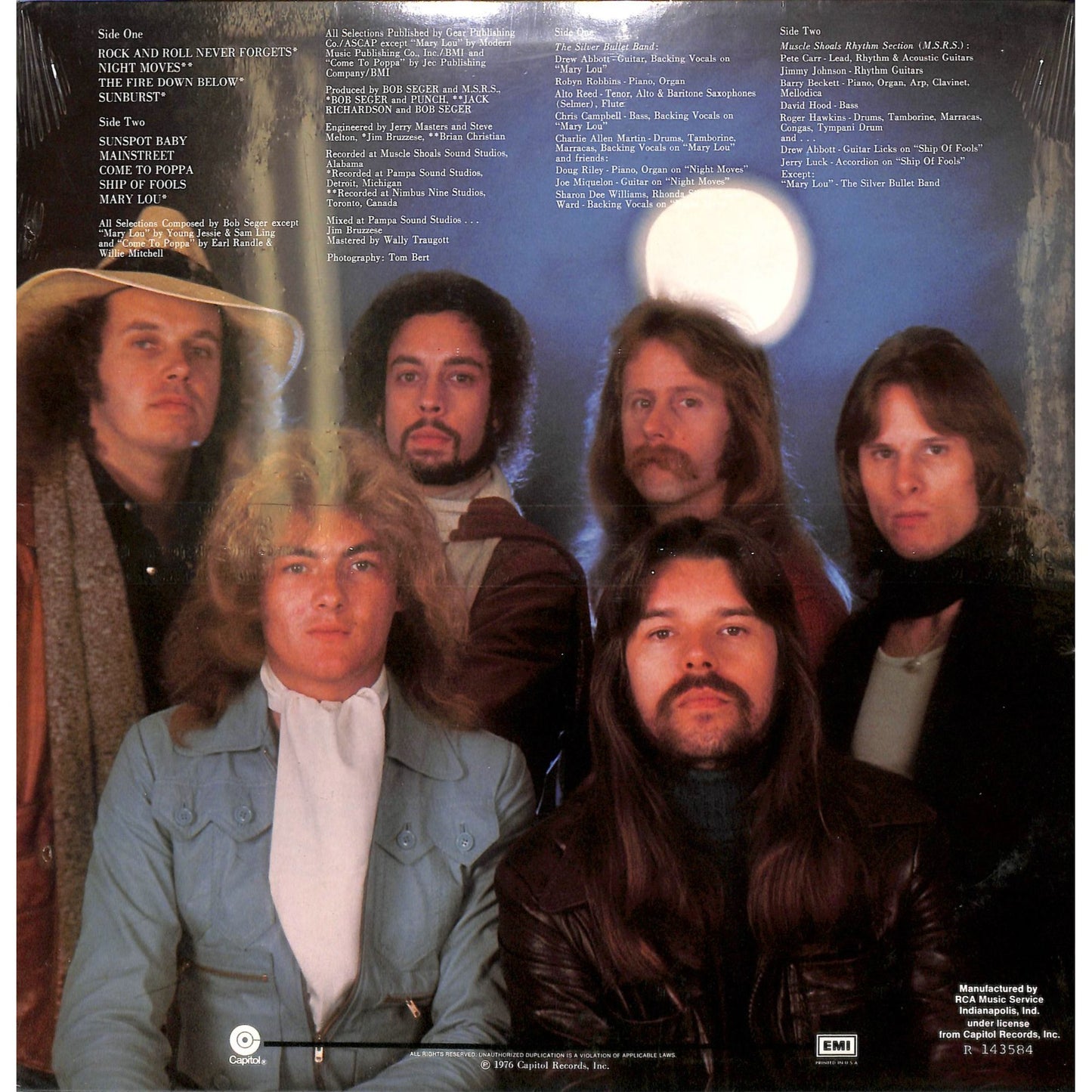 Bob Seger & the Silver Bullet Band - Night Moves Sealed Vinyl Record ST-11557
