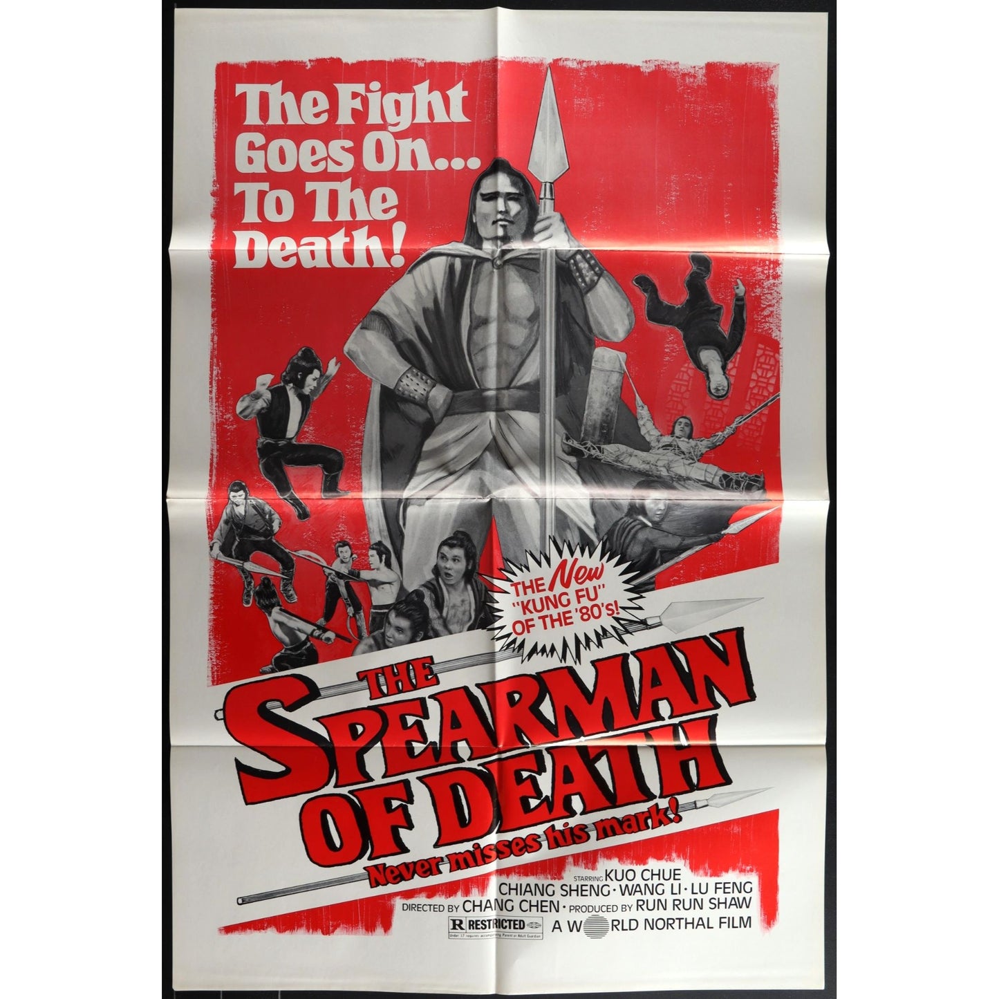 The Spearman of Death (1980) Original Movie Poster Folded 27x41EM8-434