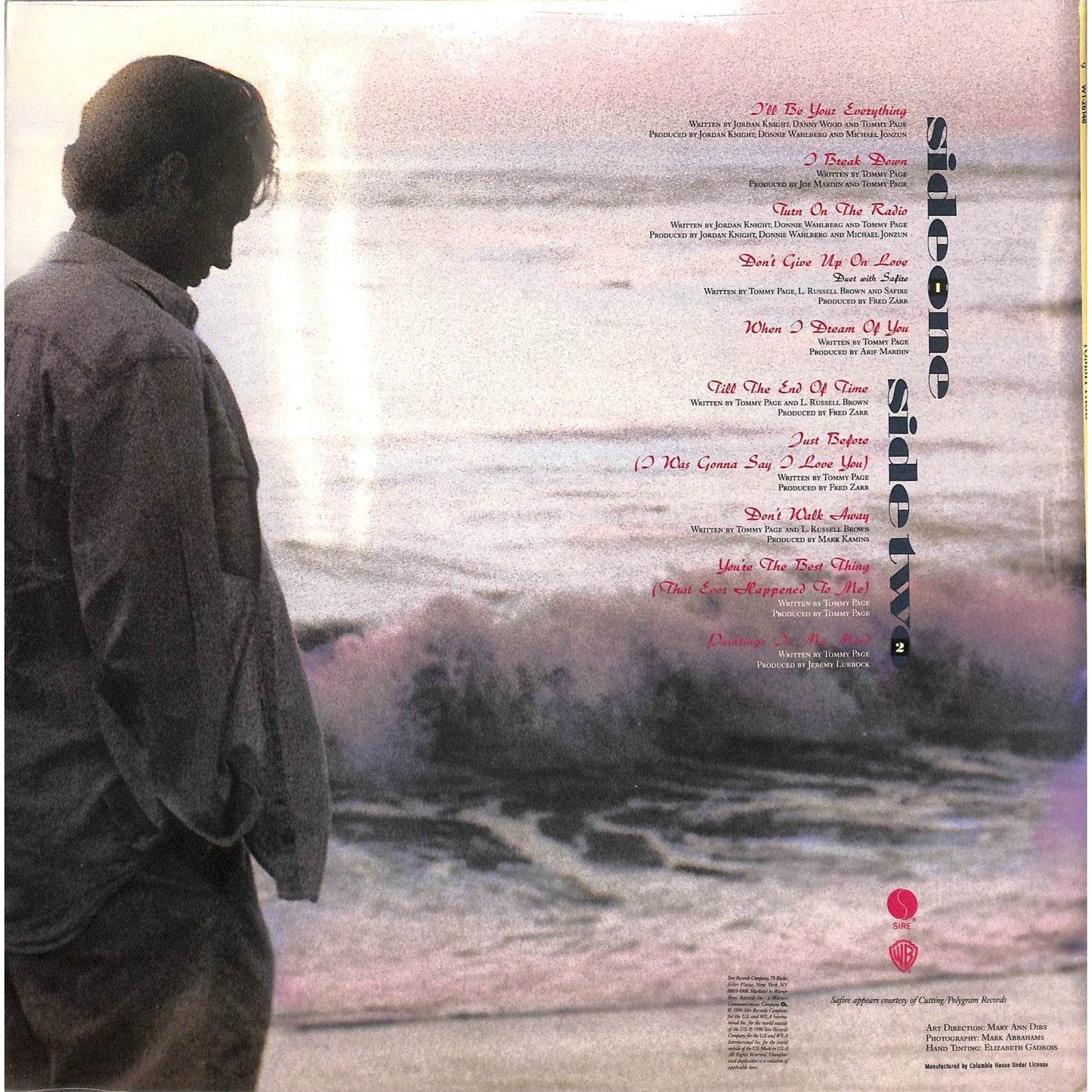 Tommy Page - Paintings In My Mind Vinyl Record W1-26148