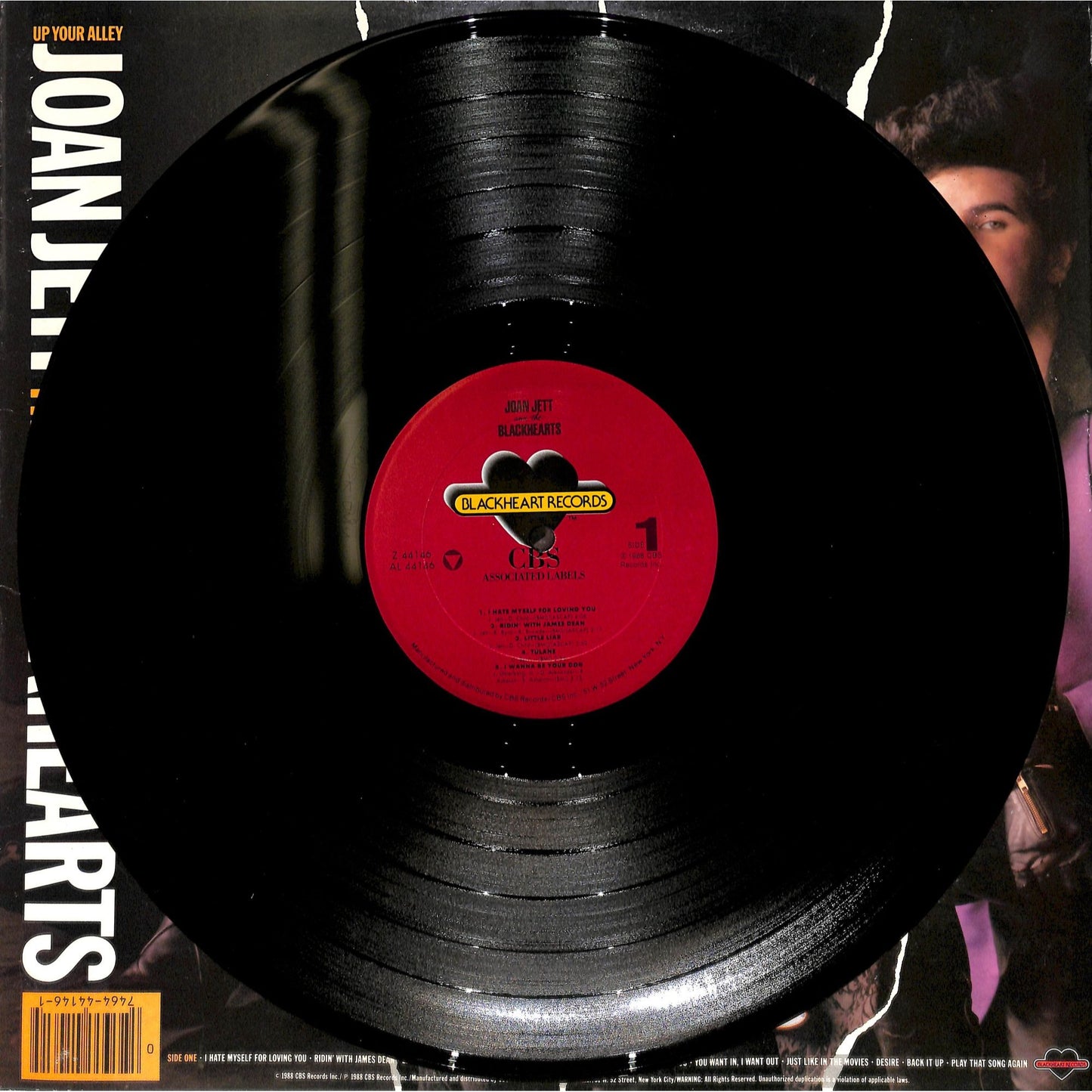 Joan Jett And The Blackhearts - Up Your Alley Vinyl Record FZ-44146
