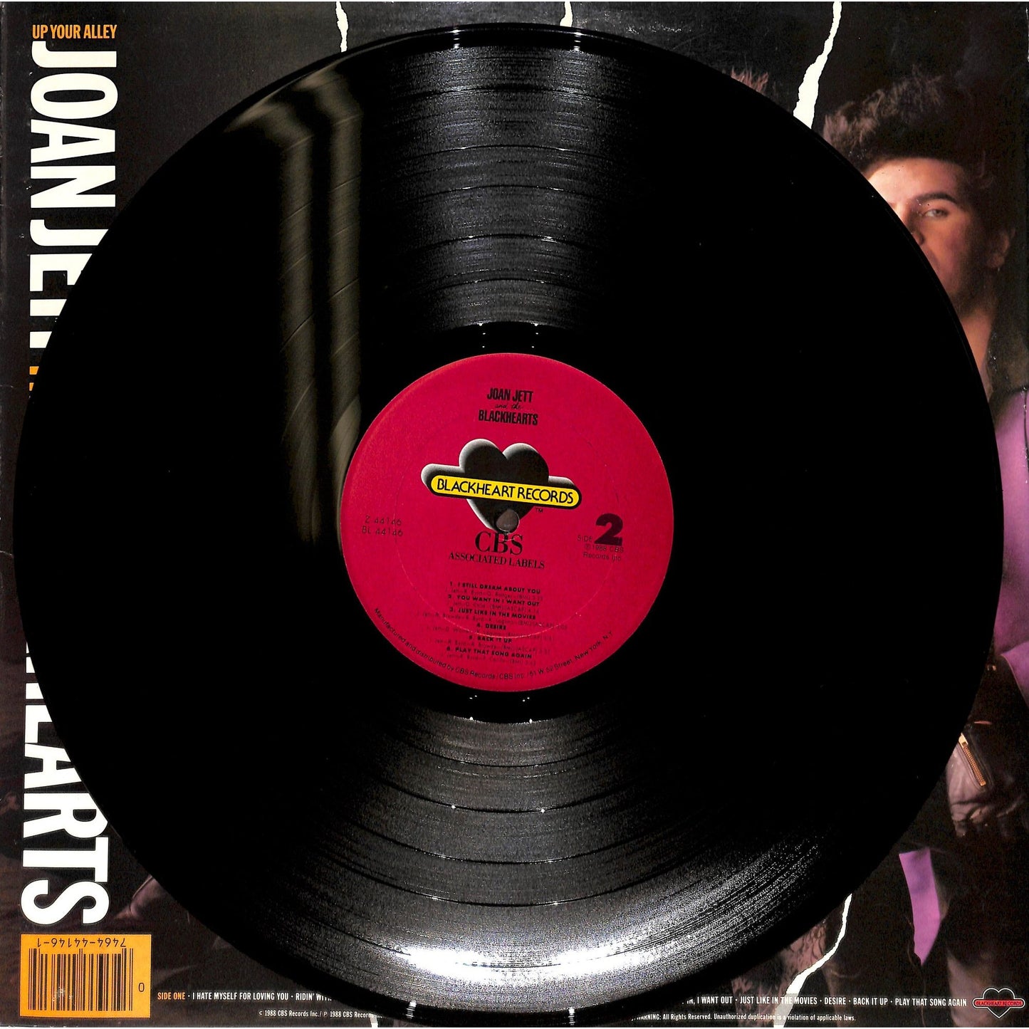 Joan Jett And The Blackhearts - Up Your Alley Vinyl Record FZ-44146