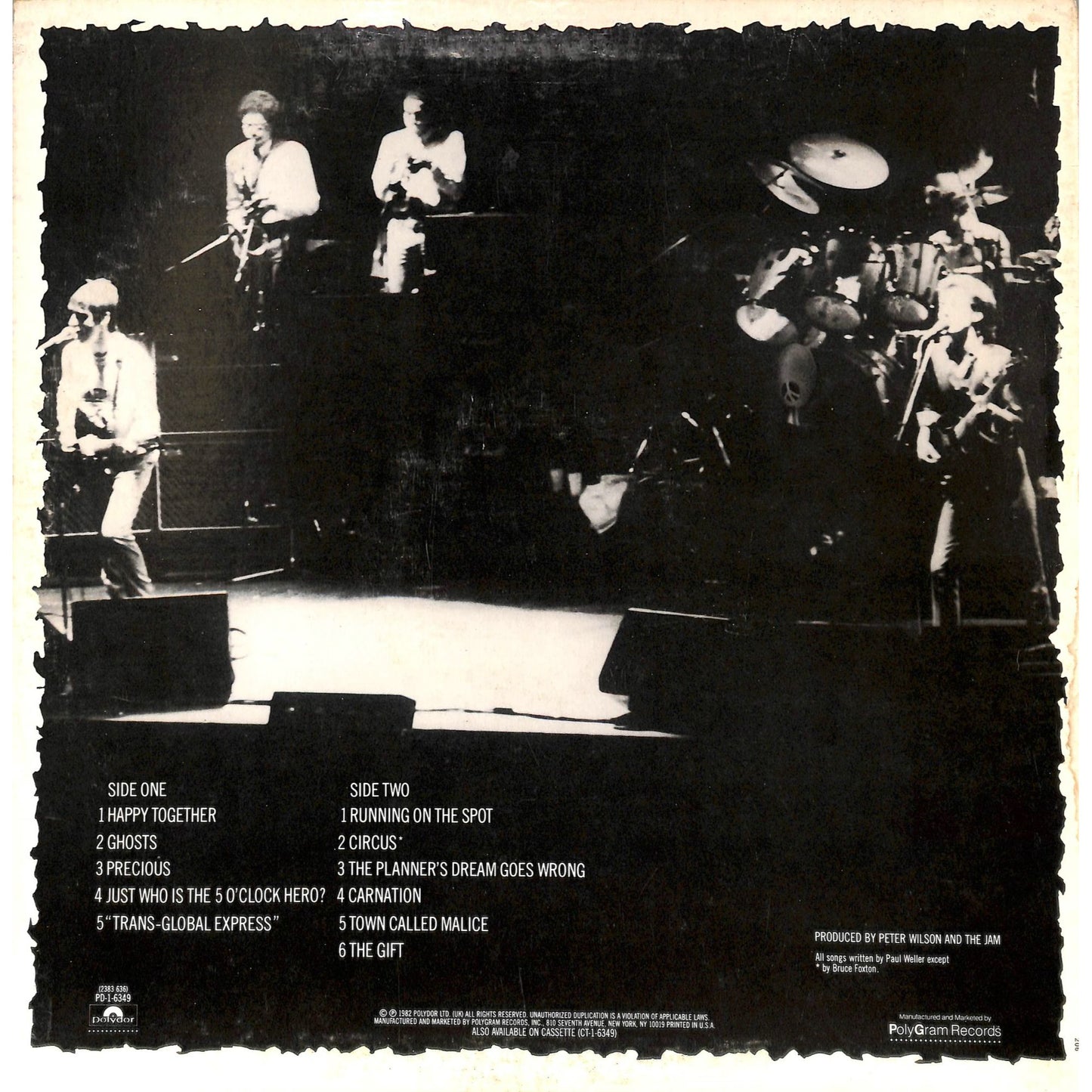 The Jam - The Gift Vinyl Record PD-1-6349