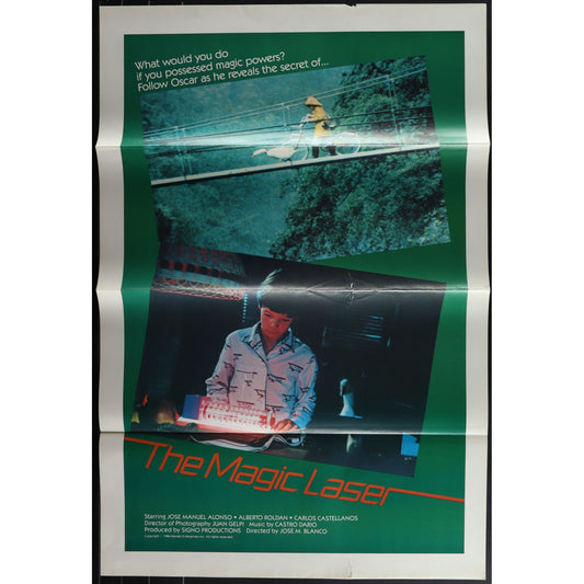The Magic Laser (1984) Original Movie Poster Folded 27x41 EM8-512
